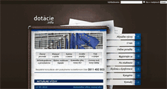 Desktop Screenshot of dotacie.info