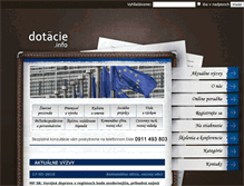 Tablet Screenshot of dotacie.info